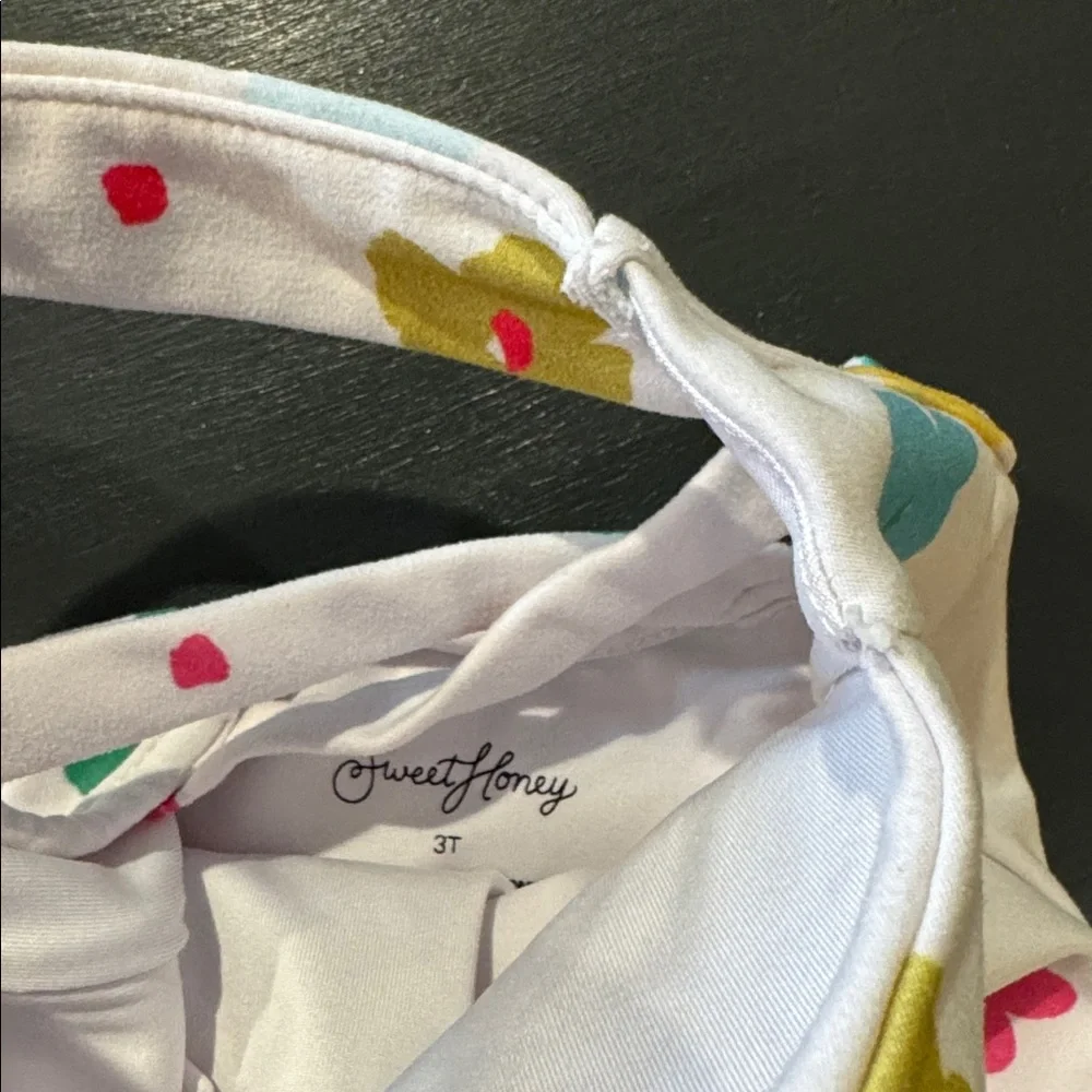 Sweet Honey Strappy Leotard - Playful 3T - Picture 2 of 6